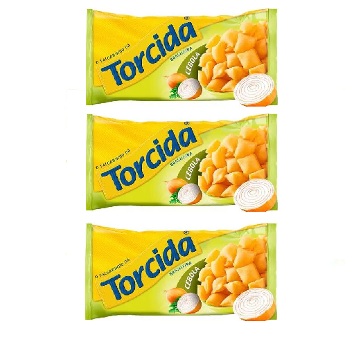 Salgadinho Torcida® Cebola (3x60g)